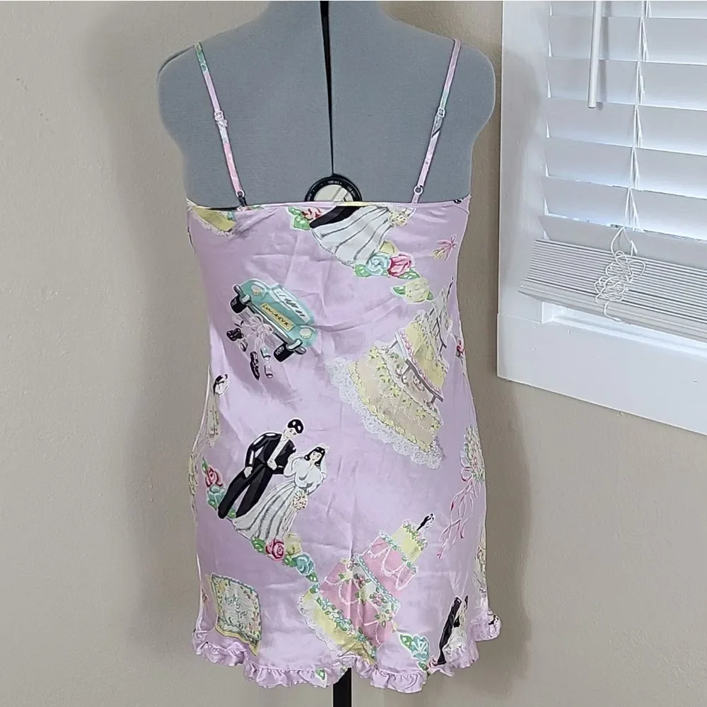 Nick & Nora Wedding Nightgown Pajamas 1990's Y2k - Picture 4 of 16